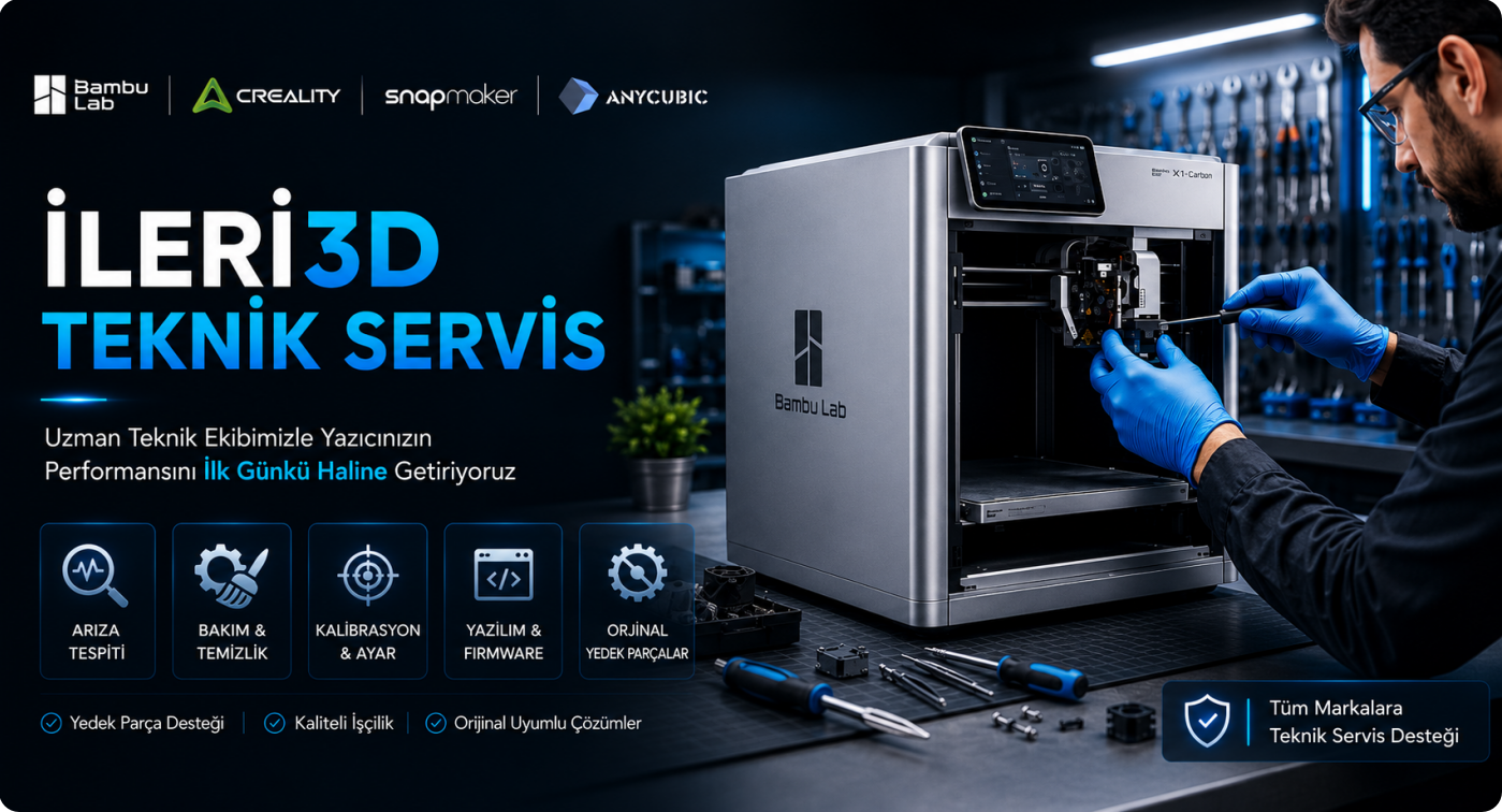 3D Yazıcı Servis ve Teknik Destek Hizmeti
