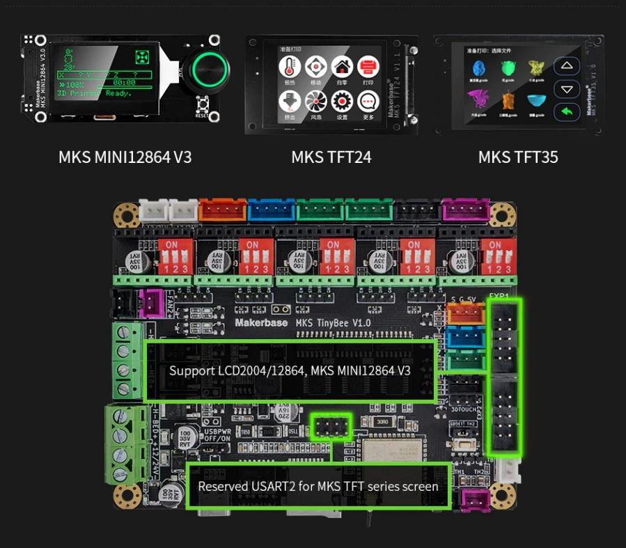 MKS-TinyBee-3D-yazici-Kontrol-Karti-8
