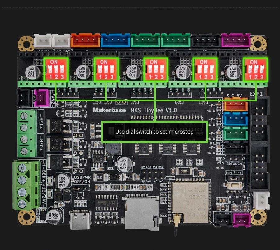 MKS-TinyBee-3D-yazici-Kontrol-Karti-9