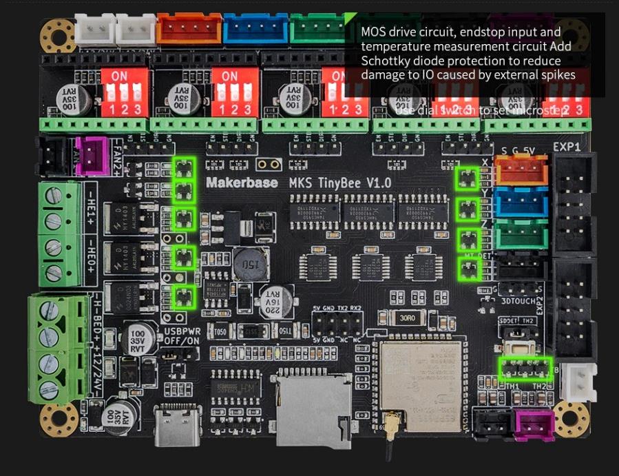 MKS-TinyBee-3D-yazici-Kontrol-Karti-12