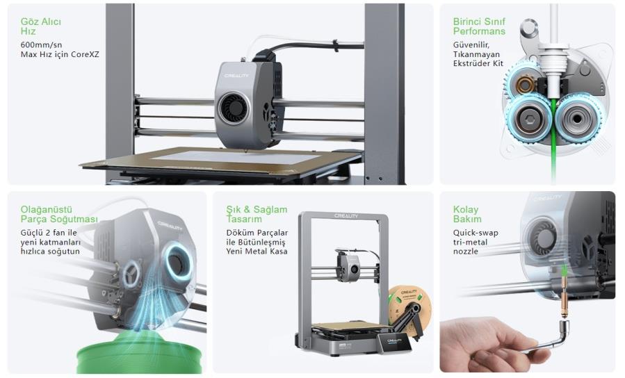 ender 3 v3 core xz detay