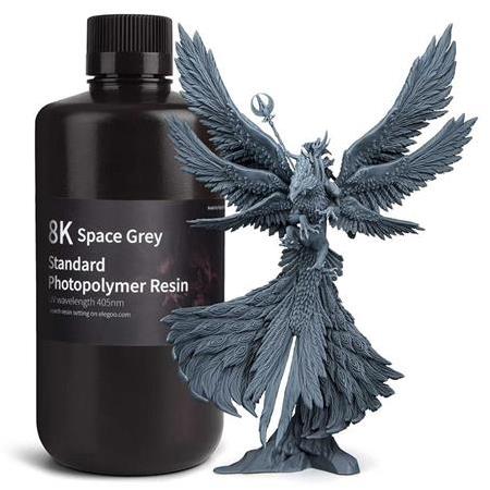 Elegoo Standart 8K Reçine 1 Kg (Space Gray)