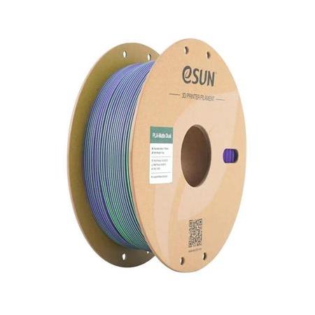 ESun PLA-Matte Filament (Green-Purple)