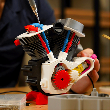 Bambu Lab Motor Modeli Bileşen Kiti-005 - MH005