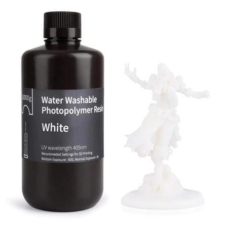 Elegoo Suda Yıkanabilir Reçine 1 Kg (Beyaz)