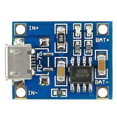 TP4056 1A Lityum Şarj Modülü - Micro USB