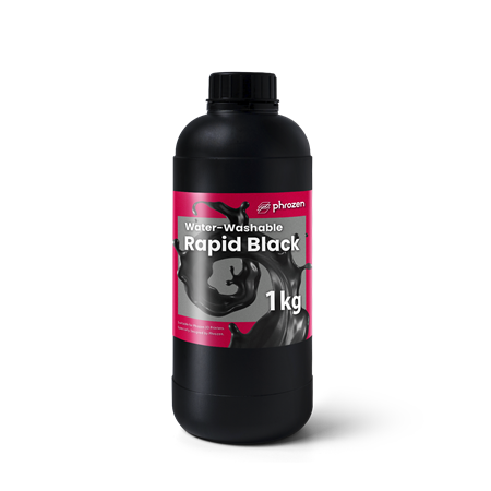 Phrozen Water Washable Suyla Yıkanabilir Reçine - Rapid Black (Siyah) - 1 KG