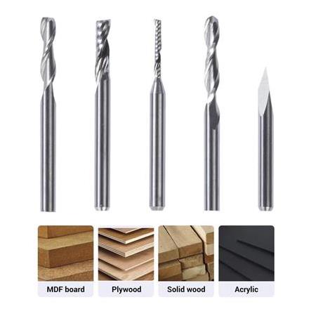 Snapmaker Cnc Bits (5 Pcs)