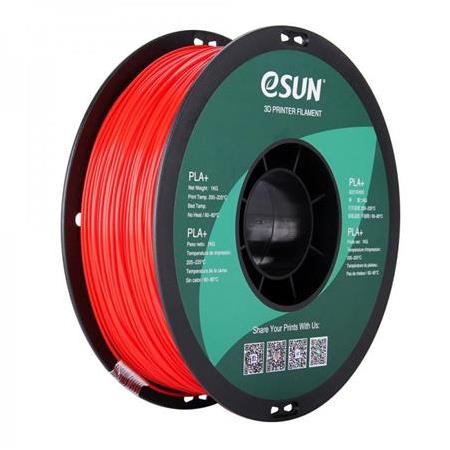 ESun 1.75 mm PLA+ Filament Red (Kırmızı)