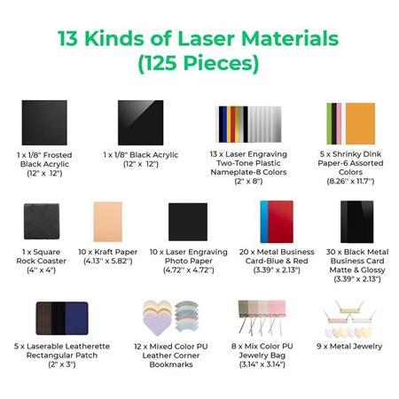 xTool F1 Lazer Makinası Materyal Kiti