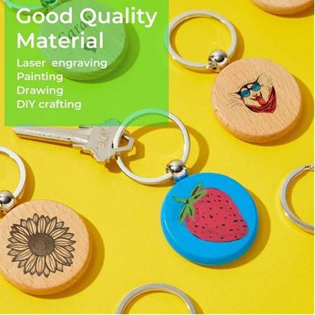 xTool Ahşap Anahtarlık 10lu Paket