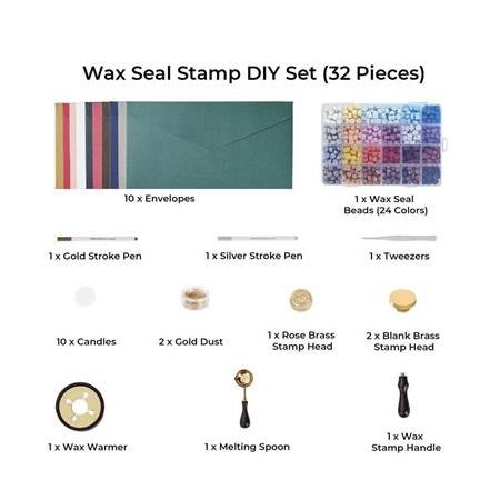 xTool Balmumu Mühür Damga Seti