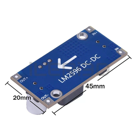 LM2596 DC DC 1.23V-30V Ayarlanabilir Voltaj Regülatör Modülü