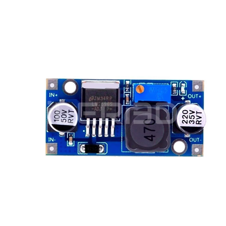 LM2596 DC DC 1.23V-30V Ayarlanabilir Voltaj Regülatör Modülü